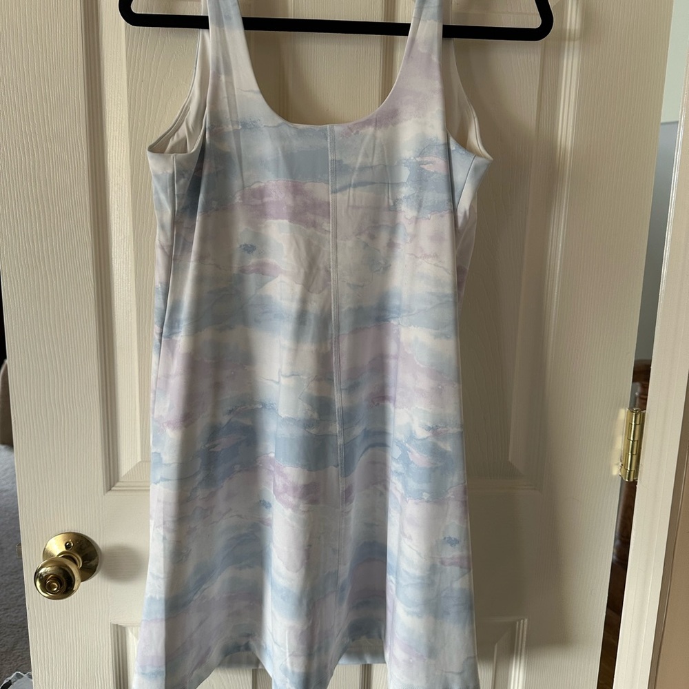 Pastel Watercolor Sleeveless Dress